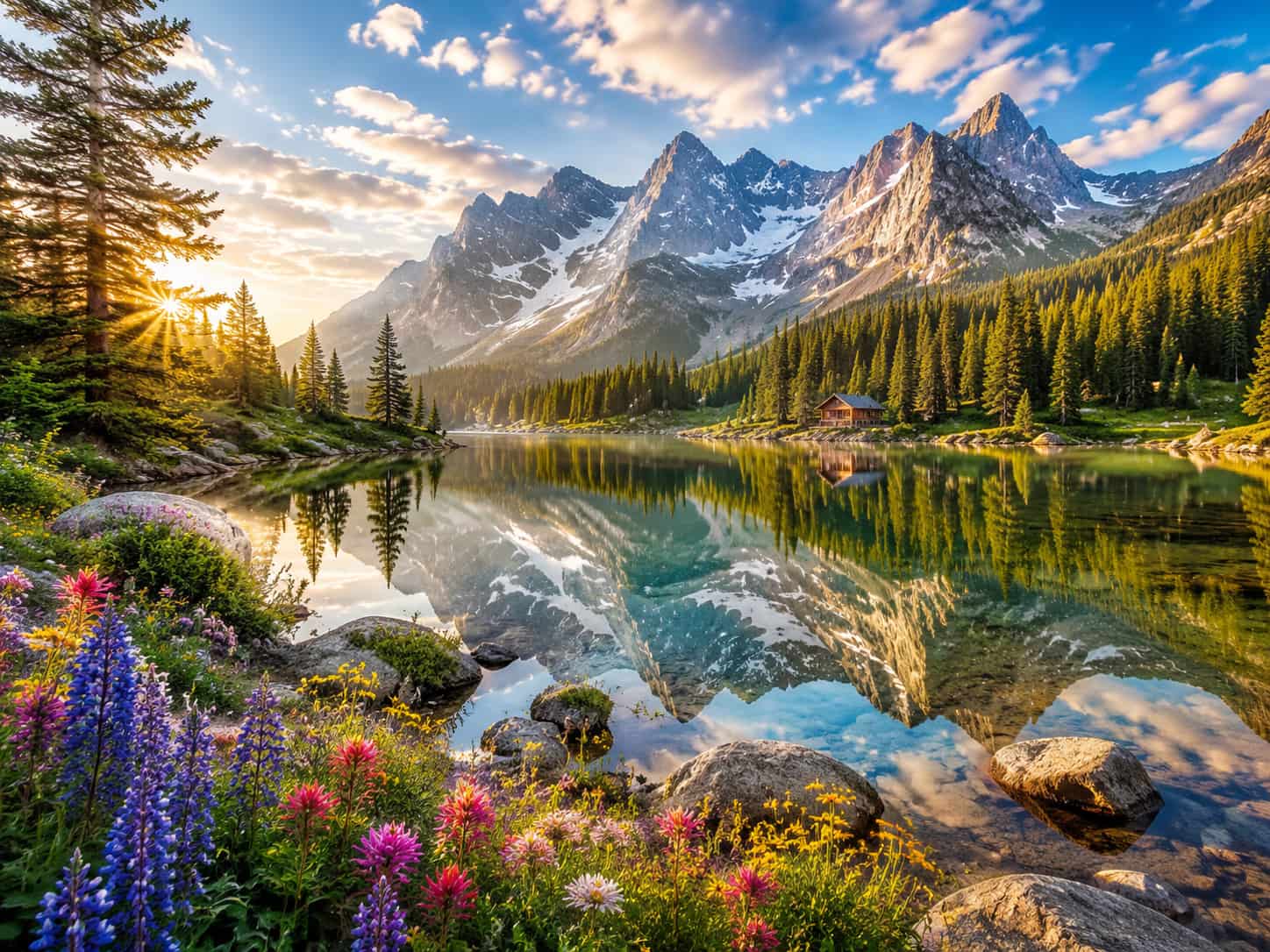 Alpine Lake Reflection 6
